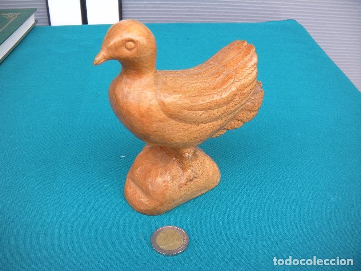 Antig&uuml;edades: PALOMA EN MADERA TALLADA - Foto 2