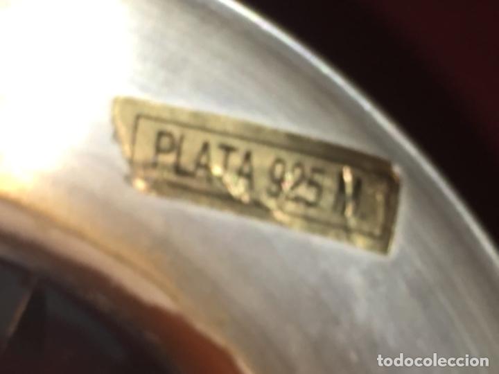 Antigüedades: Jarrón florero Búcaro plata ley 925 Medida 13x22 cmts - Foto 11 - 160472286