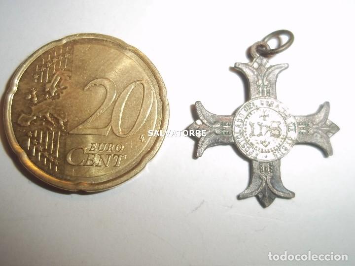 Antig&uuml;edades: MEDALLA DEL APOSTOLADO DEL CORAZON DE JESUS. - Foto 3
