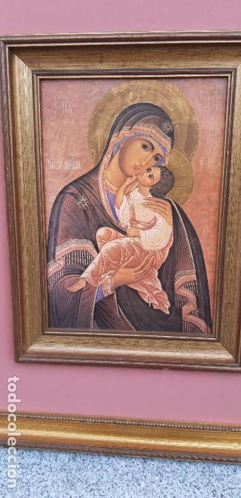 Antig&uuml;edades: Icono de madera - Foto 3