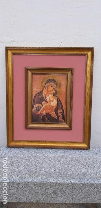 Antig&uuml;edades: Icono de madera - Foto 1