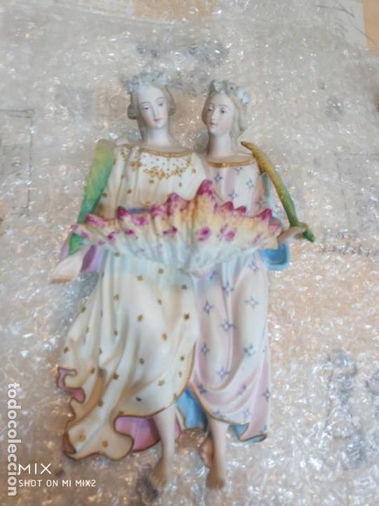 Antig&uuml;edades: BENDITERA FRANCESA SIGLO XIX  PINTADA A MANO - Foto 1