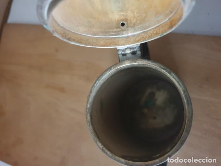 Antig&uuml;edades: JARRA CAFE mango madera - Foto 4