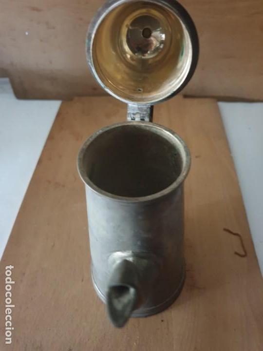 Antig&uuml;edades: JARRA CAFE mango madera - Foto 9