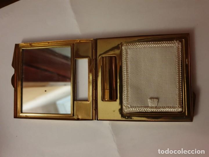 Antig&uuml;edades: POLVERA CON PINTALABIOS DECO - Foto 2