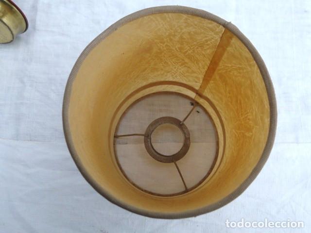 Antig&uuml;edades: L&Aacute;MPARA DE SOBREMESA CON PANTALLA. - Foto 8