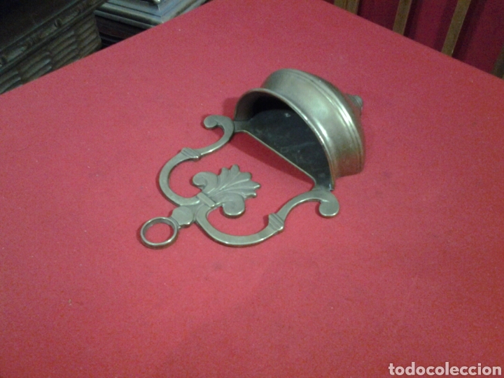Antig&uuml;edades: Benditera de bronce antigua - Foto 2
