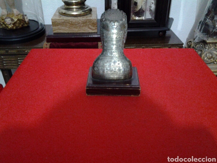 Antig&uuml;edades: Virgen de monserrat en bronce ,antiguo busto - Foto 2