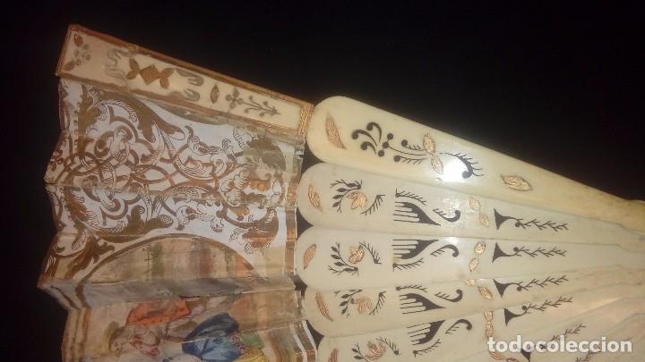 Antig&uuml;edades: Abanico isabelino s.XIX - Foto 3