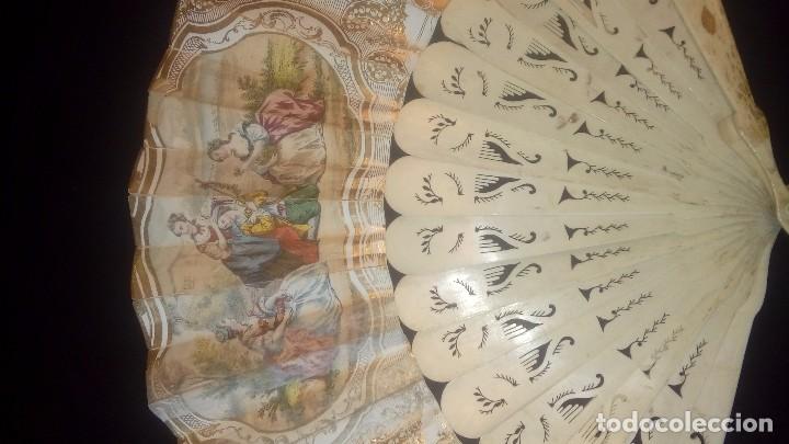Antig&uuml;edades: Abanico isabelino s.XIX - Foto 7
