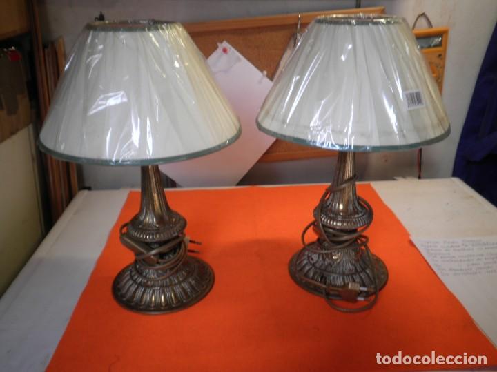 Antig&uuml;edades: Dos lamparas de bronce - Foto 1