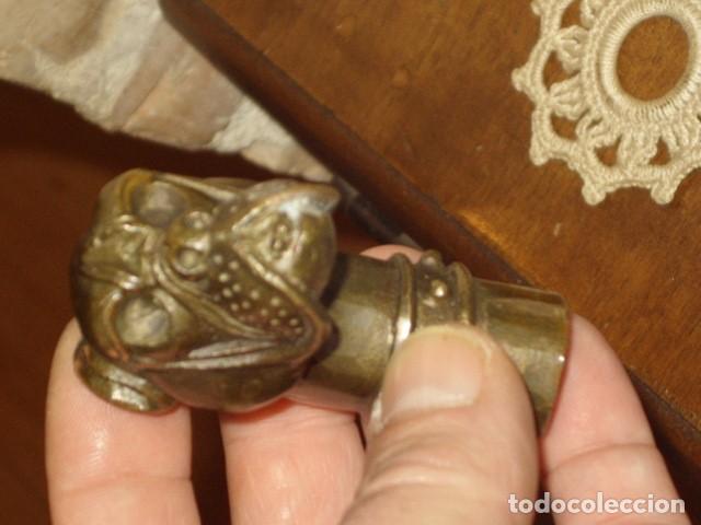 Antig&uuml;edades: BASTON,MANGO PERRO DOGO,EN BRONCE DE BRONCE DE FUNDICION. - Foto 7