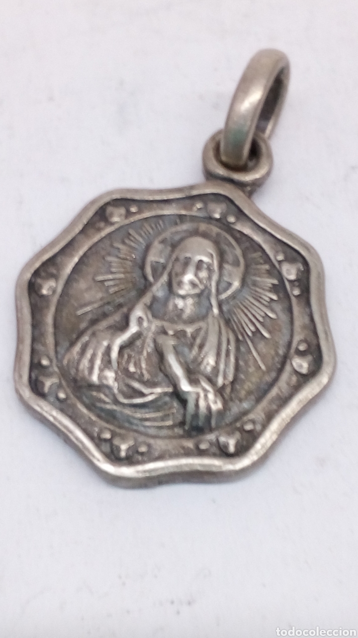 Antig&uuml;edades: Colgante de plata religioso - Foto 2