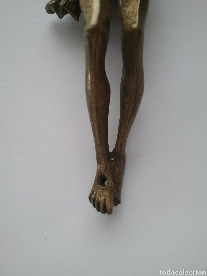 Antig&uuml;edades: Cristo en bronce a&ntilde;os 20. - Foto 4