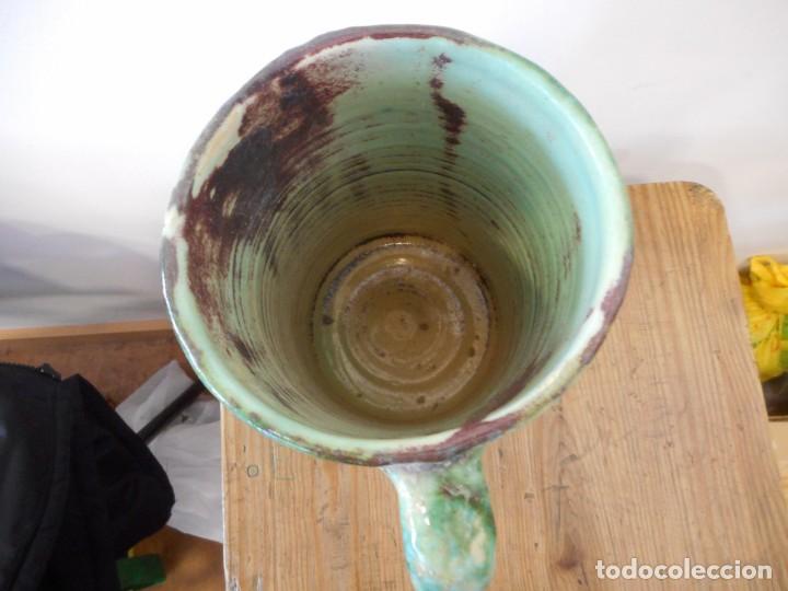 Antig&uuml;edades: Jarra de cer&aacute;mica verde - Foto 6