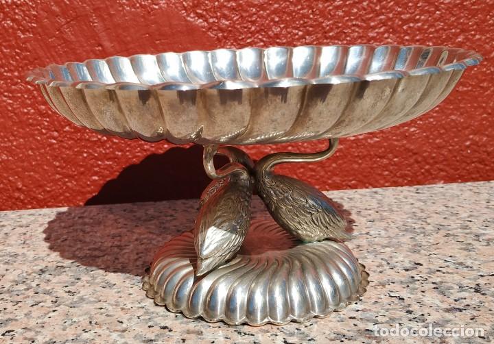 Antig&uuml;edades: Centro de mesa alpaca - Foto 1