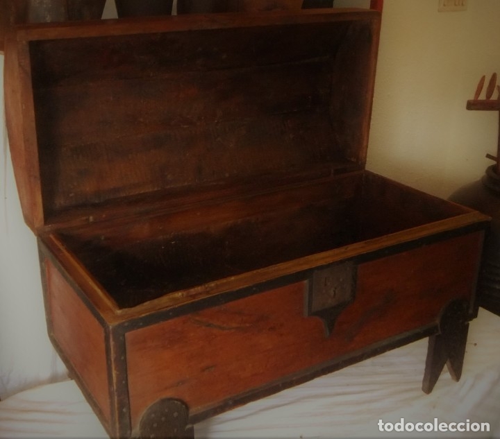 Antig&uuml;edades: ARCA ANTIGUA CON LLAVE ORIGINAL - Foto 2