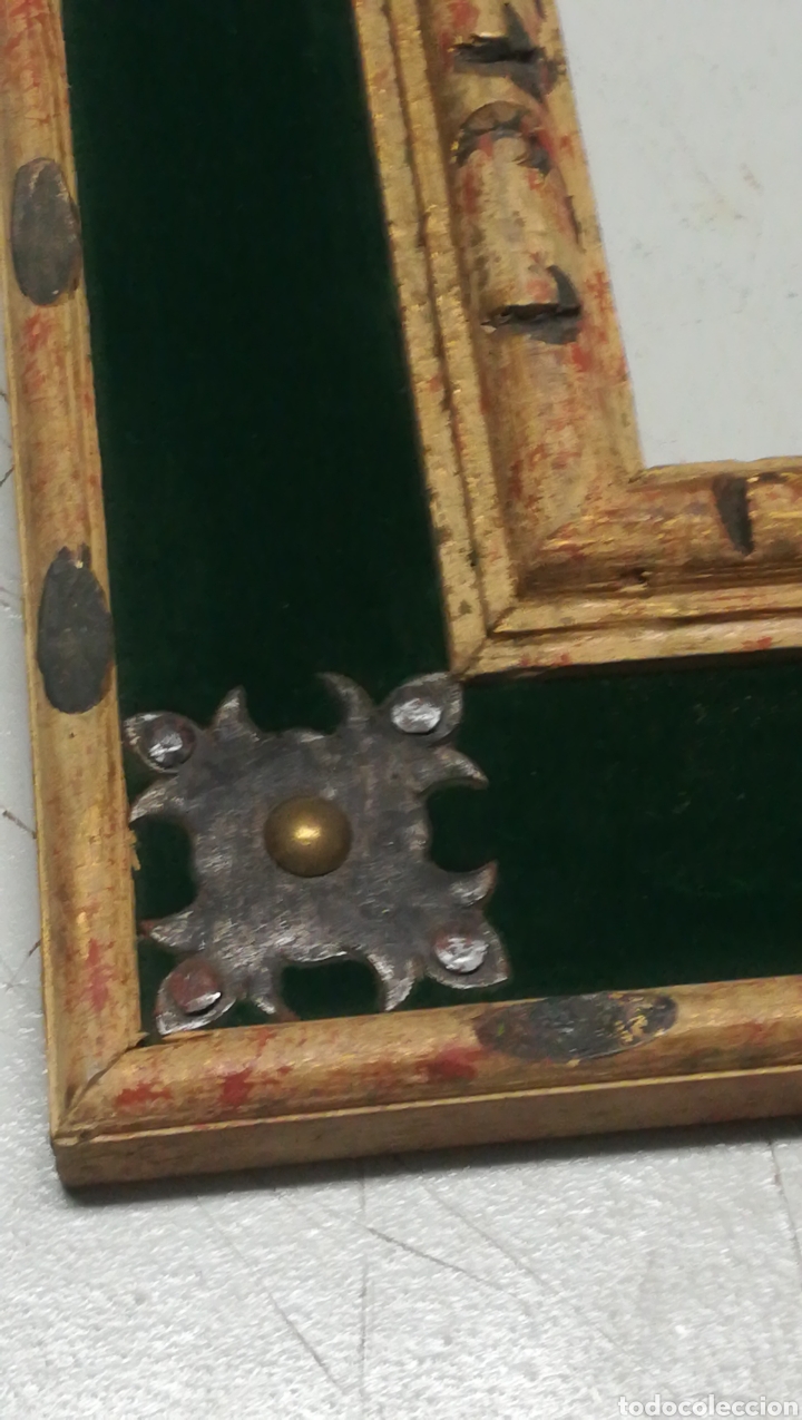 Antig&uuml;edades: Marco con clavos - Foto 2