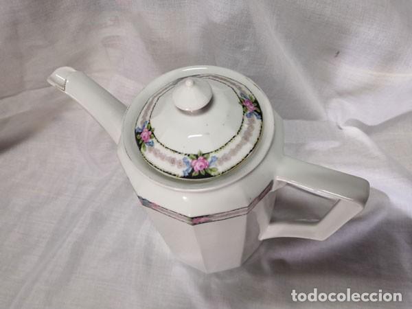Antig&uuml;edades: CAFETERA - TETERA DE PORCELANA CON MARCAS EN LA BASE NUMERADA - Foto 5