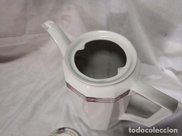 Antig&uuml;edades: CAFETERA - TETERA DE PORCELANA CON MARCAS EN LA BASE NUMERADA - Foto 6