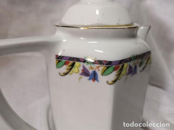 Antig&uuml;edades: CAFETERA - TETERA DE PORCELANA CON MARCAS EN LA BASE NUMERADA - Foto 5