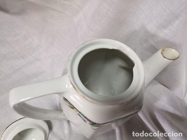 Antig&uuml;edades: CAFETERA - TETERA DE PORCELANA CON MARCAS EN LA BASE NUMERADA - Foto 7