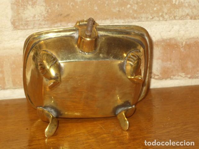 Antig&uuml;edades: JABONERA MODERNISTA DE BRONCE. - Foto 7