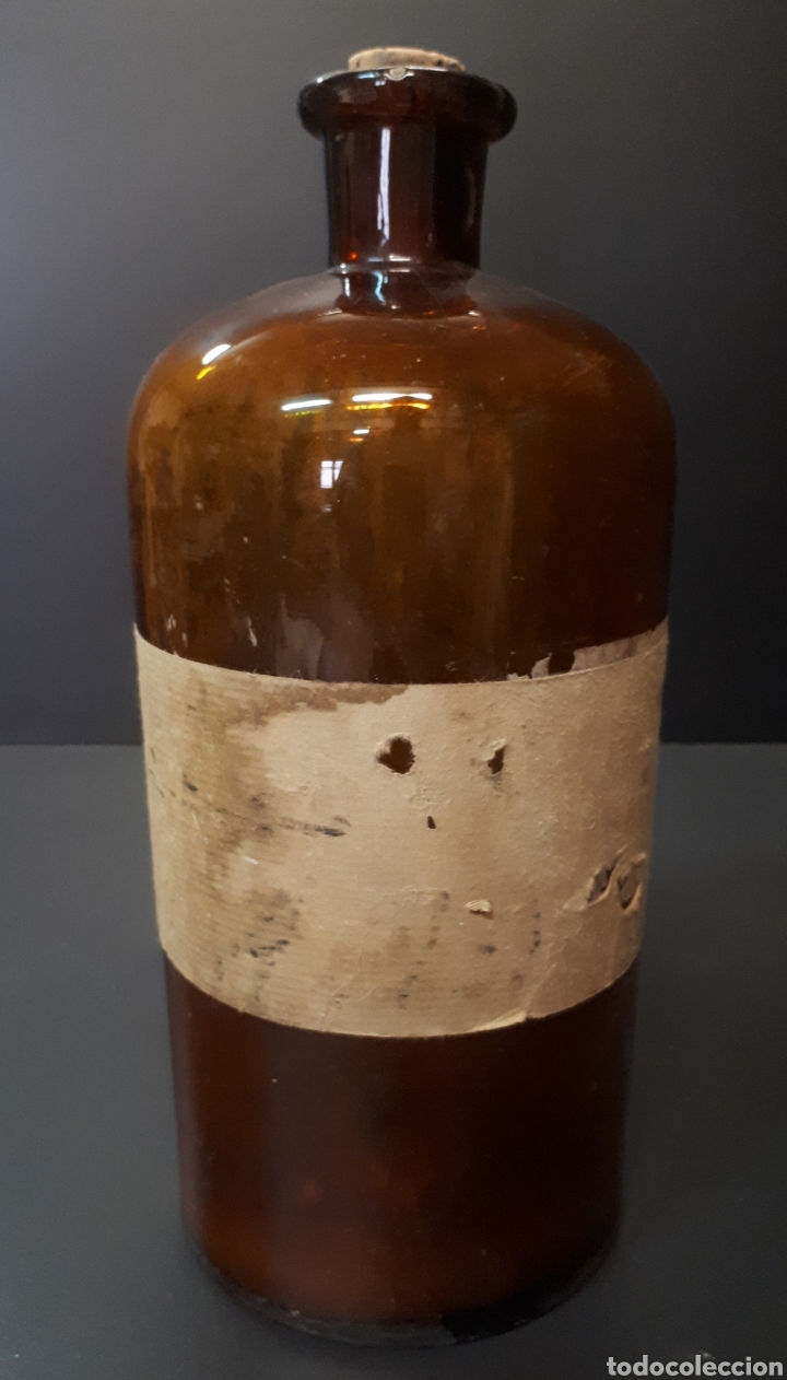 Antig&uuml;edades: Botella farmacia - Foto 1