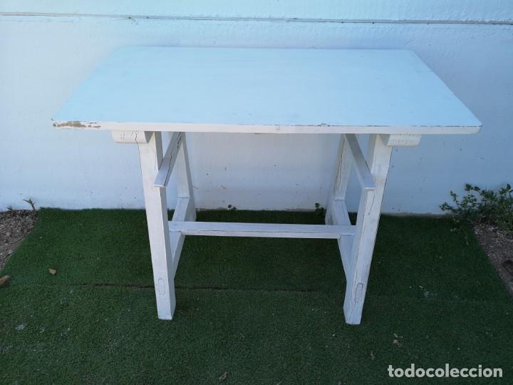 Antig&uuml;edades: Mesa tocinera antigua recuperada - Foto 1