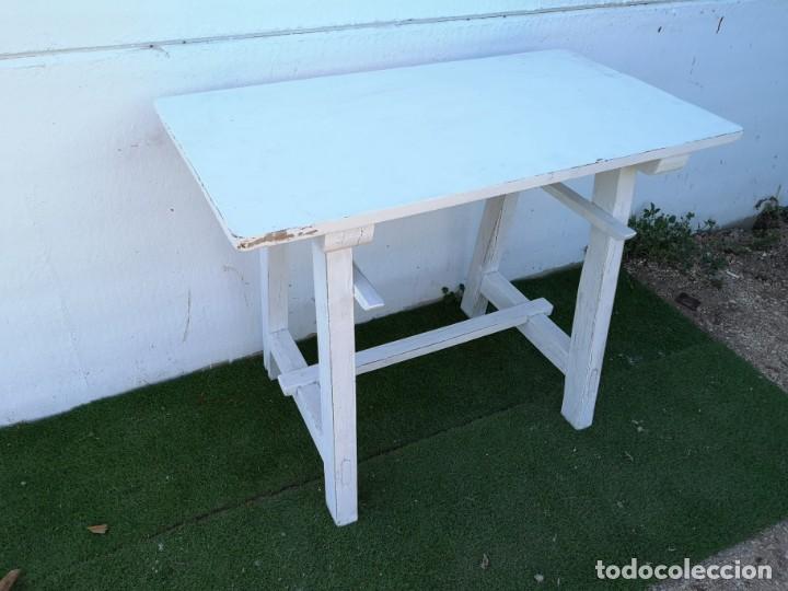 Antig&uuml;edades: Mesa tocinera antigua recuperada - Foto 3