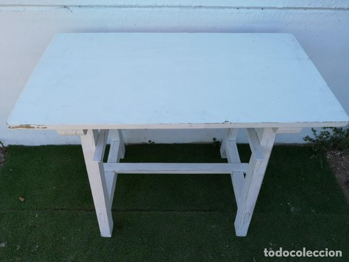 Antig&uuml;edades: Mesa tocinera antigua recuperada - Foto 5