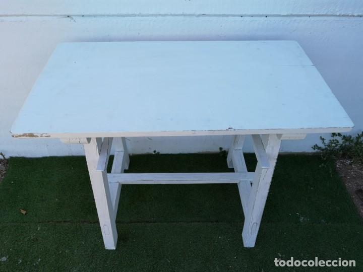 Antig&uuml;edades: Mesa tocinera antigua recuperada - Foto 6
