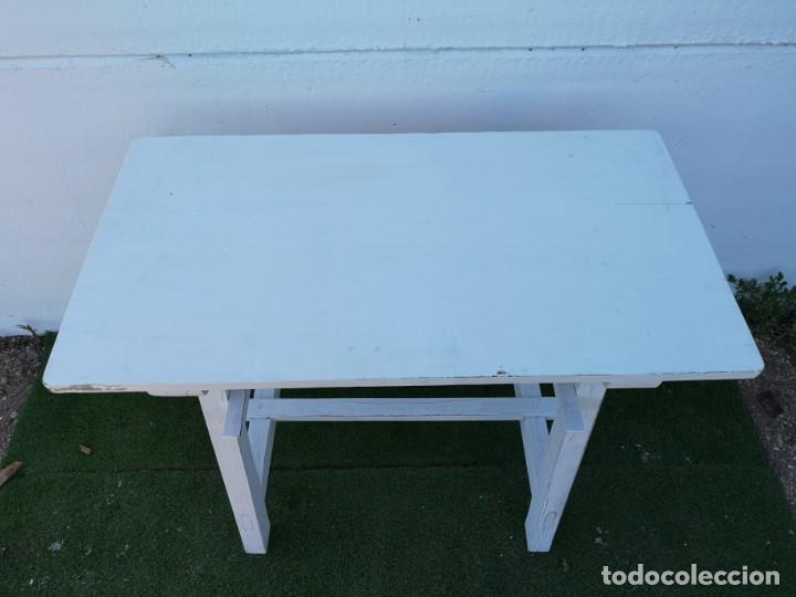 Antig&uuml;edades: Mesa tocinera antigua recuperada - Foto 7