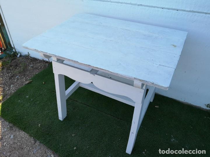 Antig&uuml;edades: Mesa tocinera antigua recuperada - Foto 4