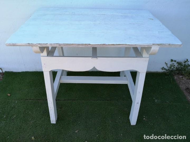 Antig&uuml;edades: Mesa tocinera antigua recuperada - Foto 5