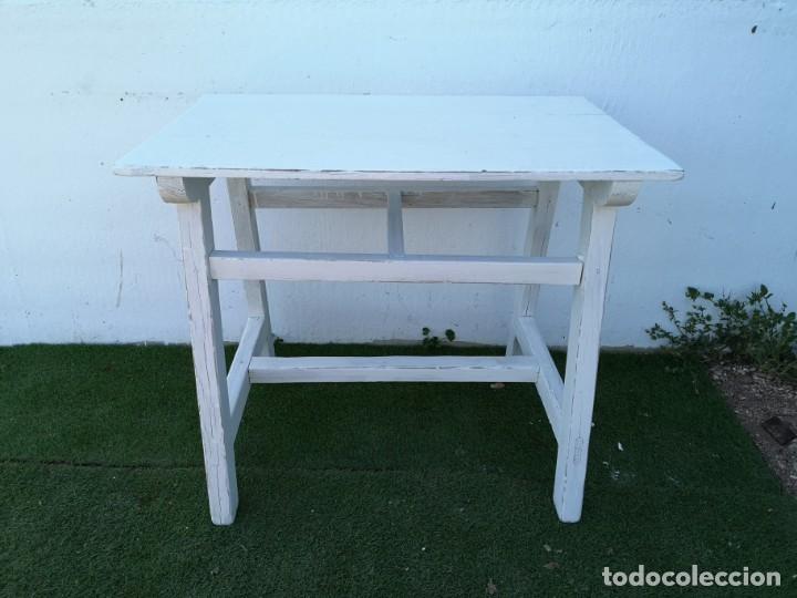 Antig&uuml;edades: Mesa tocinera antigua recuperada - Foto 1