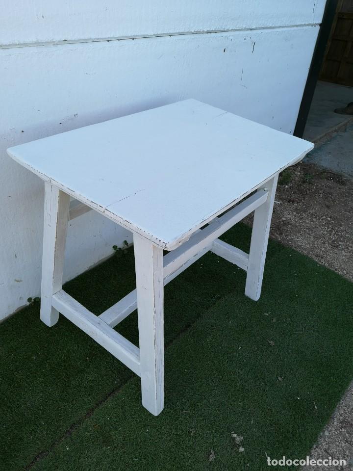 Antig&uuml;edades: Mesa tocinera antigua recuperada - Foto 3