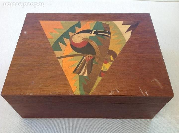 Antig&uuml;edades: Caja para puros decorada. - Foto 1