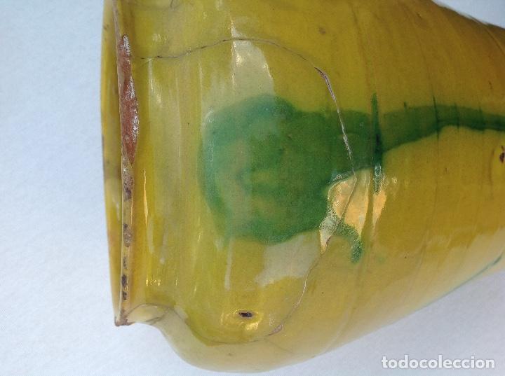 Antig&uuml;edades: Orza de cer&aacute;mica esmaltada andaluzada. - Foto 3