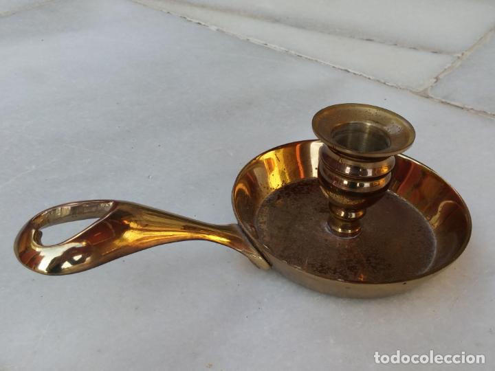 Antig&uuml;edades: Antigua palmatoria en bronce - Foto 3