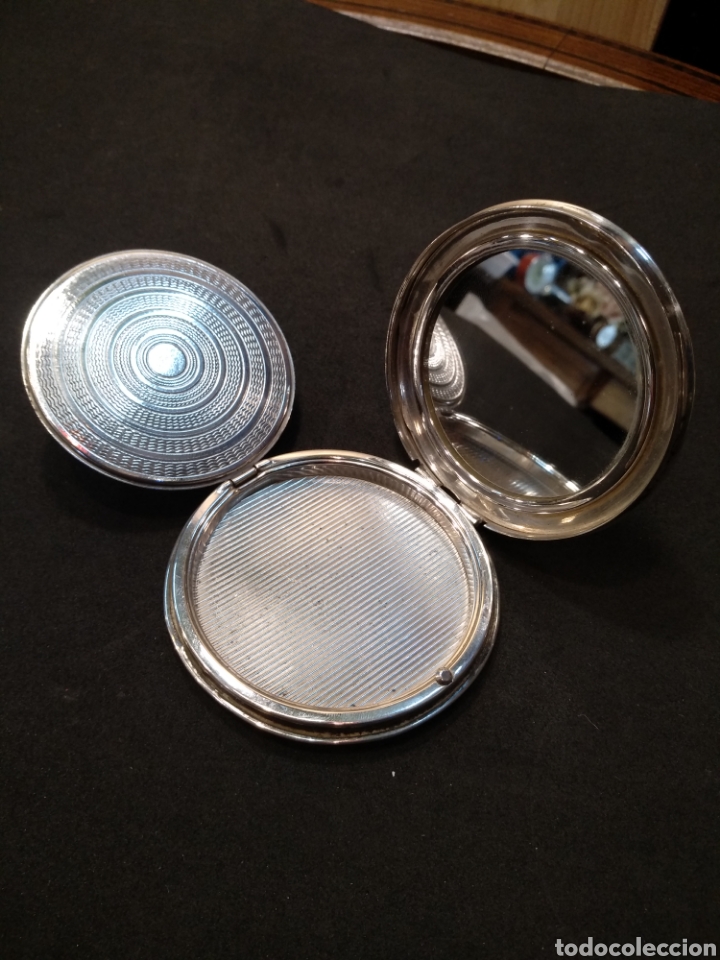 Antig&uuml;edades: Polvera ba&ntilde;o plata. Western Germany silverplated - Foto 1