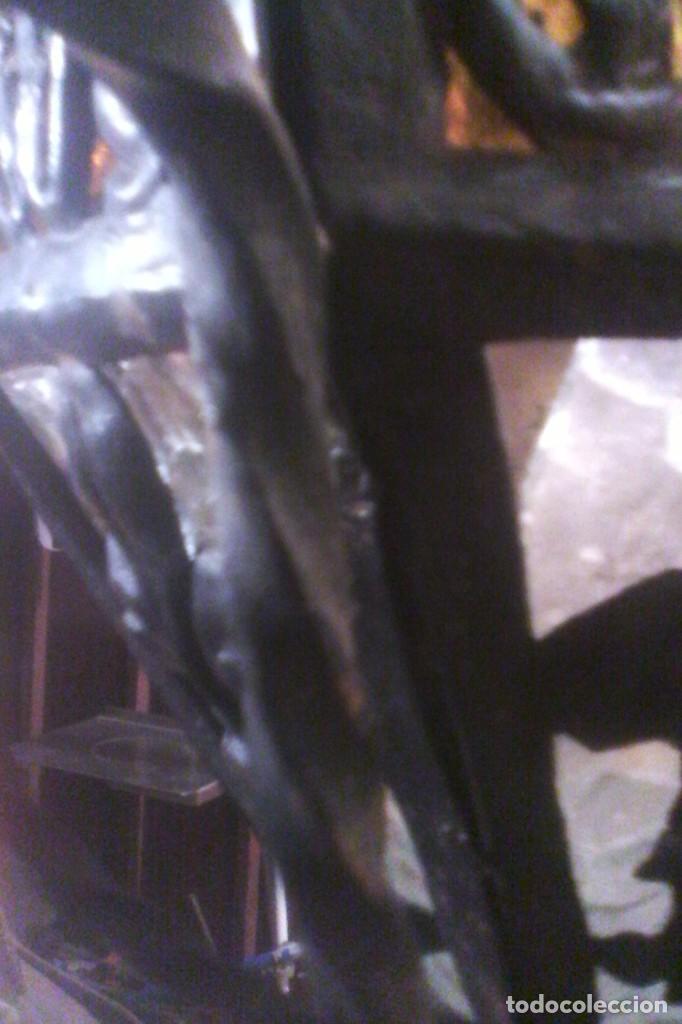 Antig&uuml;edades: LAMPARA HIERRO - ARTESANA . - Foto 9