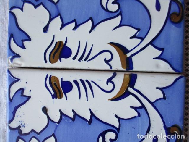 Antig&uuml;edades: Azulejos antiguos pintsdos - Foto 2