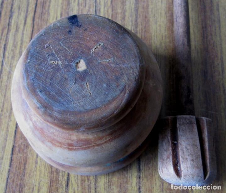 Antig&uuml;edades: MORTERO de madera - Foto 4
