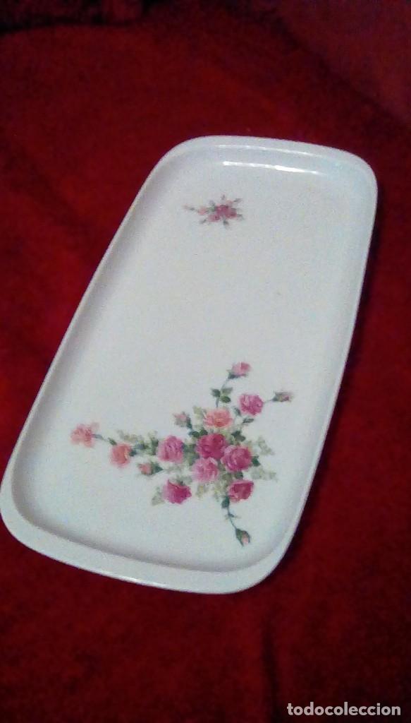 Antig&uuml;edades: Bandeja rectangular de porcelana lagenthal suisse. - Foto 1