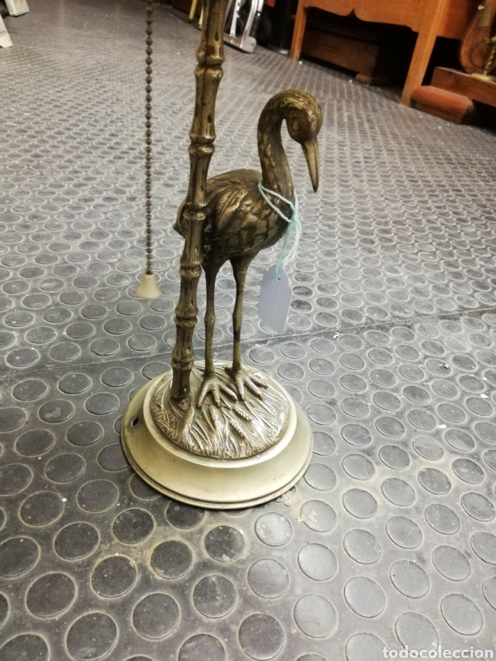 Antig&uuml;edades: L&aacute;mpara de sobremesa, cromada. - Foto 3