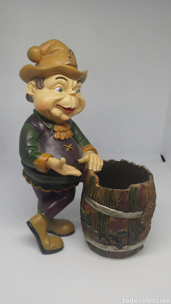 Antig&uuml;edades: Duende con barril - Foto 1