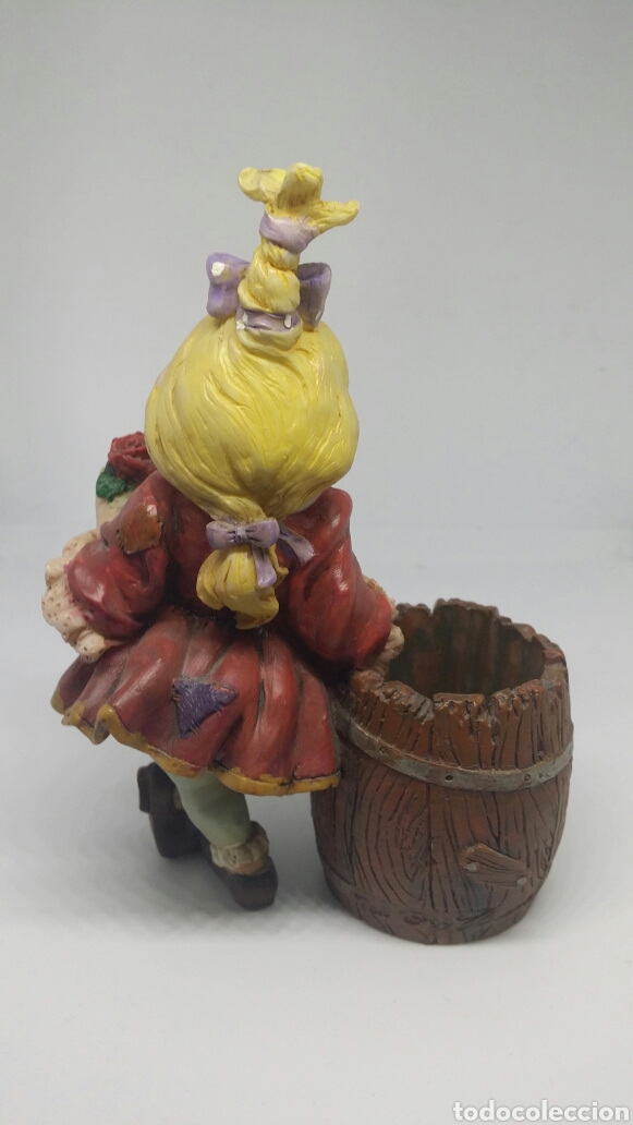 Antig&uuml;edades: Duende chica con barril - Foto 3