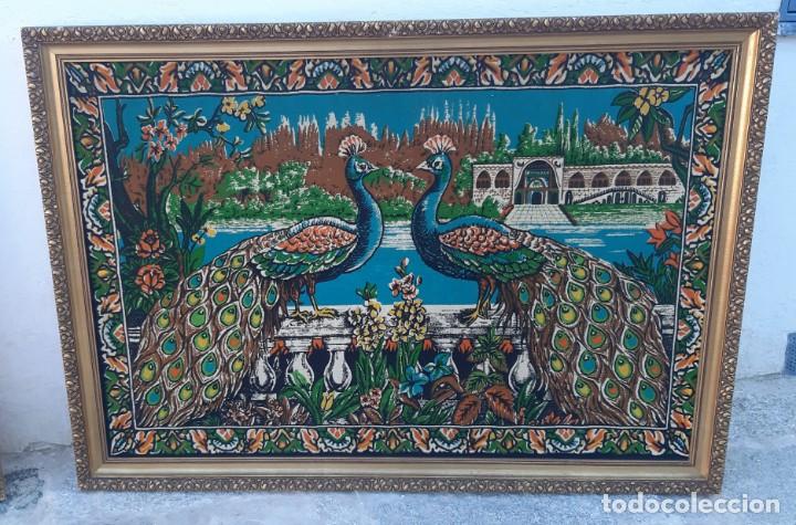 Antig&uuml;edades: Pareja de tapices de gran tama&ntilde;o - Foto 3