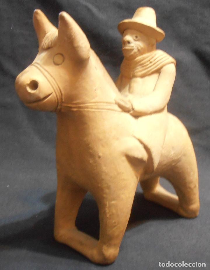 Antig&uuml;edades: HOMBRE MONTADO EN BURRO - Foto 2